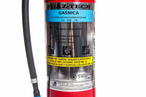 Gaśnica płynowa GW-6X ABF PLUS Gaztech