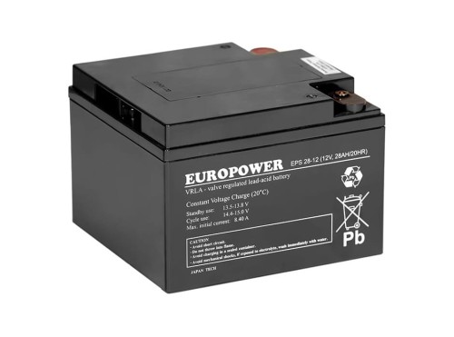 Akumulator 12V-28Ah, EUROPOWER