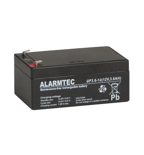 Akumulator 12V-3,6Ah, ALARMTEC