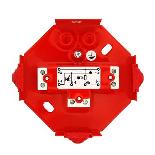 Puszka instalacyjna przeciwpożarowa  z bezpiecznikiem 0,375A PIP-1AN