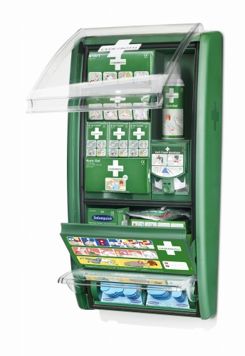 Apteczka przemysłowa pierwszej pomocy Cederroth First Aid & Burn Station REF 51011003