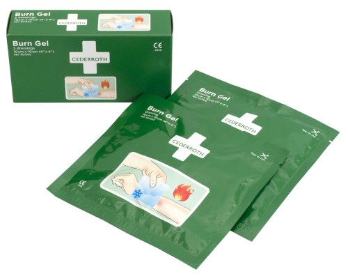 Opatrunek hydrożel na oparzenia Cederroth Burn Gel Dressing 10x10 cm