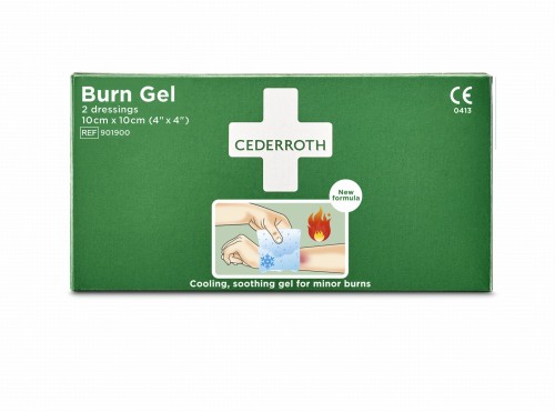 Opatrunek hydrożel na oparzenia Cederroth Burn Gel Dressing 10x10 cm