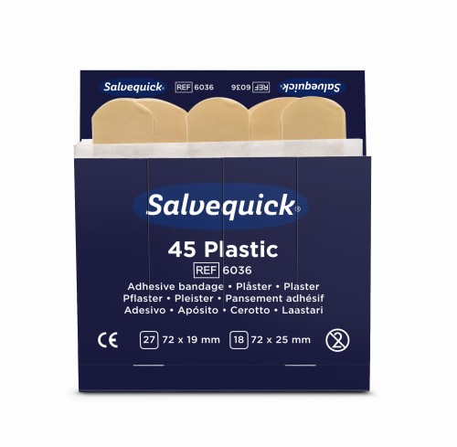 Plastry plastikowe Salvequick Cederroth 45szt.
