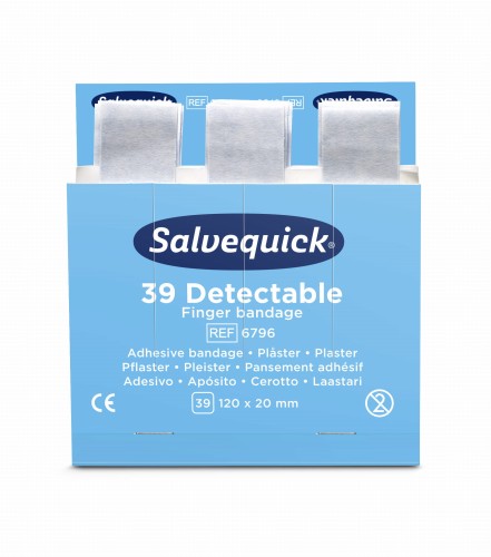 Plastry wykrywalne długie Cederroth Salvequick 39szt 