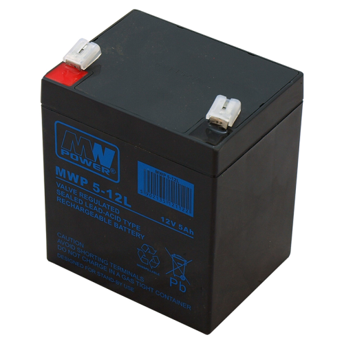 Akumulator AGM MWP 5Ah/12V MW Power