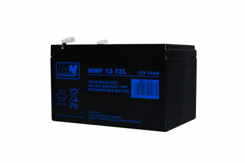 Akumulator AGM MWP 12Ah/12V MW Power