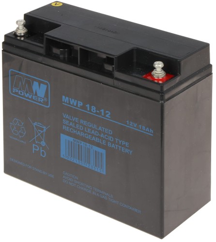 Akumulator AGM MWP 18Ah/12V MW Power