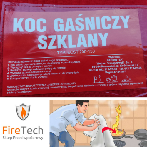 Koc gaśniczy Firetech