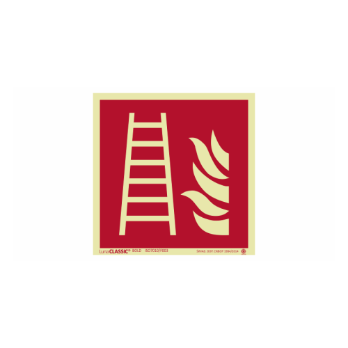 Znak "Drabina pożarowa" Bold