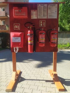 Gotowy wyposażony punkt przeciwpożarowy
