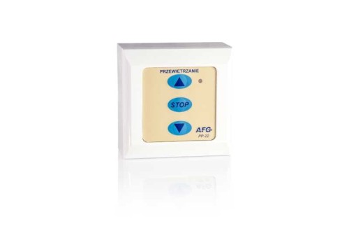 Przycisk przewietrzania, klawiszowy, natynkowy, biały