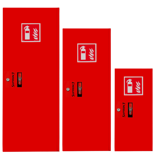 Metalowa szafka na gaśnicę 12 kg