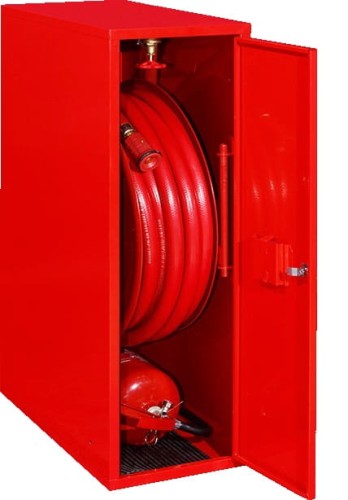 Hydrant wewnętrzny DN25 boczny z miejscem na gaśnicę pod spodem