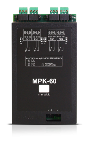 MPK-60 Moduł wyjść przekaźnikowych