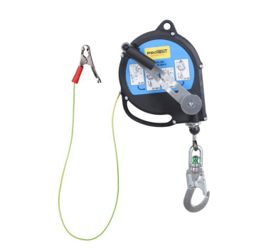 Urządzenie samohamowne / Ratownicze urządzenie podnoszące dopuszczone do użycia w strefach zagrożonych wybuchem CRW200G dł. liny 15 m