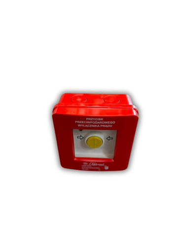 Przycisk przeciwpożarowego wyłącznika prądu PPWP-1s