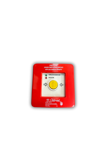 Przycisk przeciwpożarowego wyłącznika prądu PPWP-1s