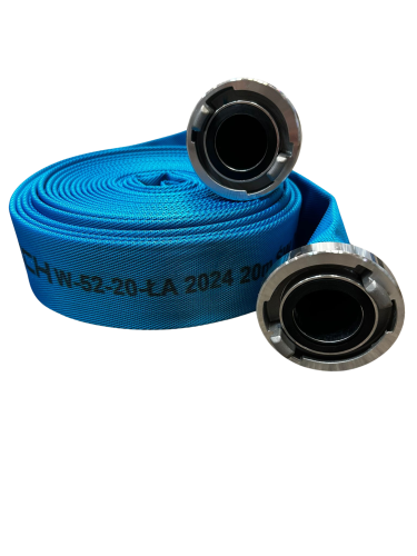 Wąż pożarniczy niebieski W-52-20-LA PCV