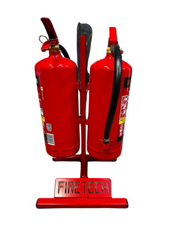 Stojak na dwie gaśnice