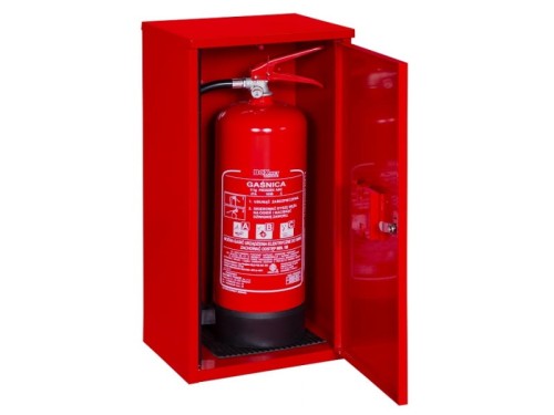 Metalowa szafka na gaśnice GP-4/GP-6