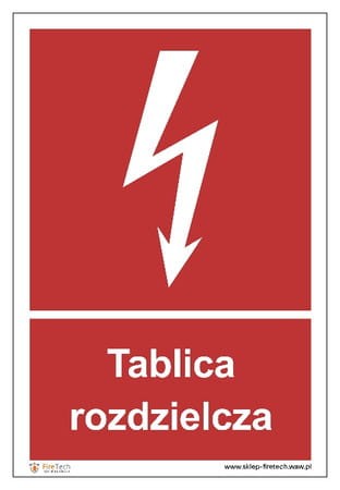 Znak "Tablica rozdzielcza"  Signproject 