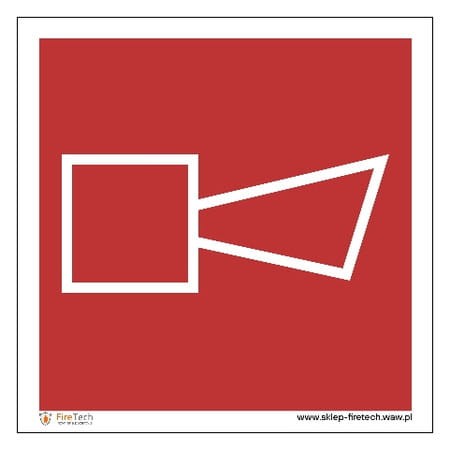 Znak "Alarmowy sygnalizator akustyczny''  Signproject 