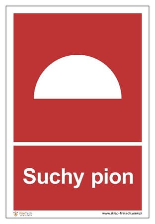 Znak "Suchy pion" Signproject