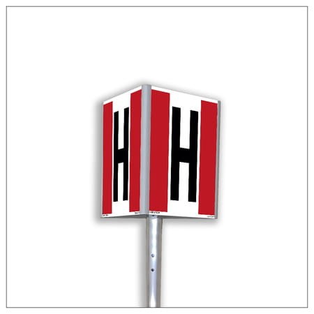 Znak "Hydrant zewnętrzny" 3D  + słupek Signproject