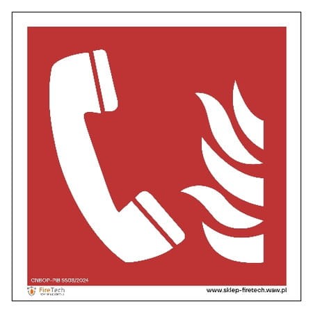 Znak "Telefon bezpieczeństwa" Signproject