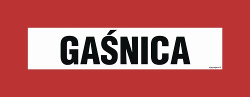Znak "Gaśnica"   Signproject 