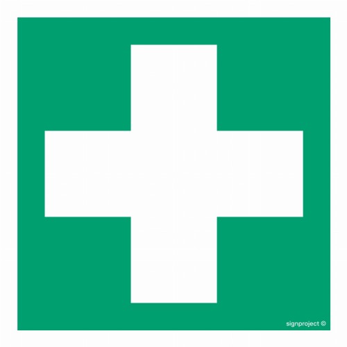 Znak "Pierwsza pomoc medyczna" Signproject