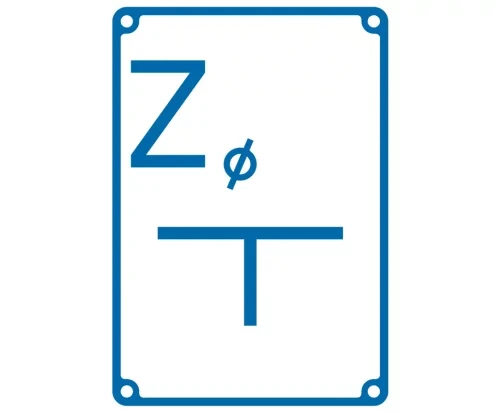 Znak "Tablica orientacyjna dla zasuwy"