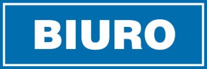 Znak "Biuro" Signproject