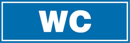 Znak "WC" Signproject