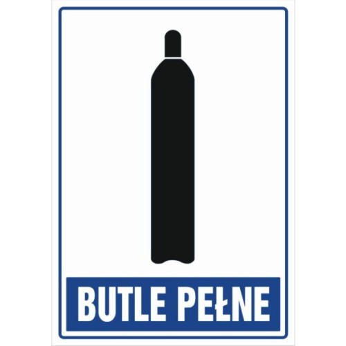 Znak "Butle pełne" Signproject