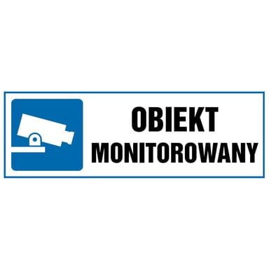 Znak "Obiekt Monitorowany" Signproject