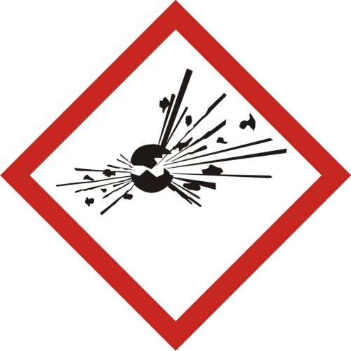 Znak "Produkt wybuchowy''  Signproject 
