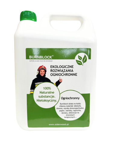 Impregnat Burnblock do drewna i tkanin