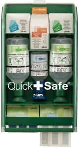 Apteczka ścienna Plum QuickSafe Food Industry — stacja pierwszej pomocy dla przemysłu spożywczego