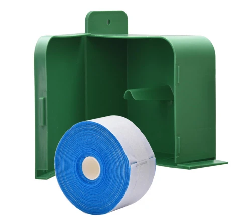 Dozownik Plum QuickSoft — niebieski bandaż kohezyjny (samoprzylepny) 5,5 cm × 5 m — z rolką