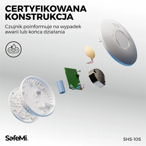 Czujnik Dymu SafeMi SHS-10S
