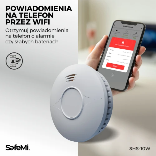 Czujnik Dymu SafeMi SHS-10W