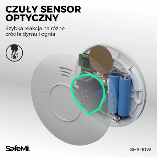 Czujnik Dymu SafeMi SHS-10W
