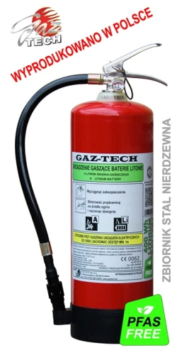 Urządzenie gaszące baterie litowe UGLi-6x/INOX do 1kV