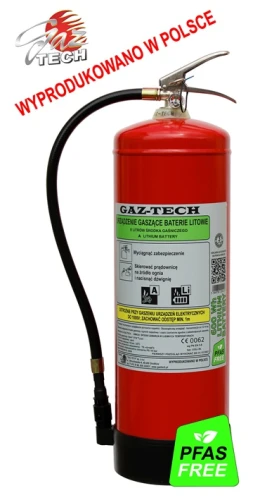 Urządzenie gaszące baterie litowe UGLi-9x/INOX do 1kV