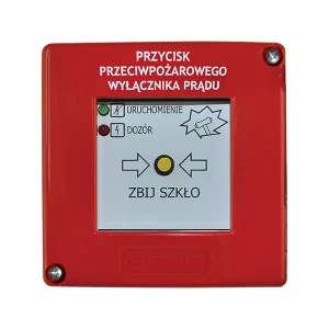 Przycisk przeciwpożarowego wyłącznika prądu PPWP-A