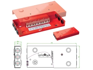 Puszka instalacyjna przeciwpożarowa rozgałęźna 3x3 0,5-6 mm2 
