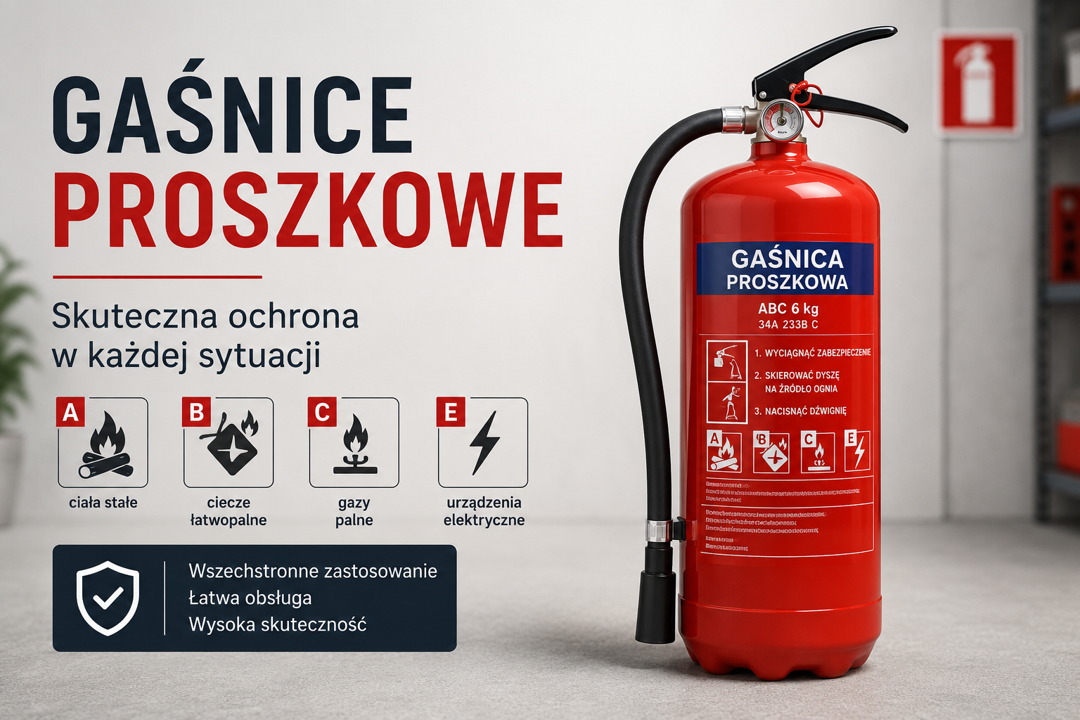 Gaśnice proszkowe – zastosowanie, rodzaje i zasady użytkowania