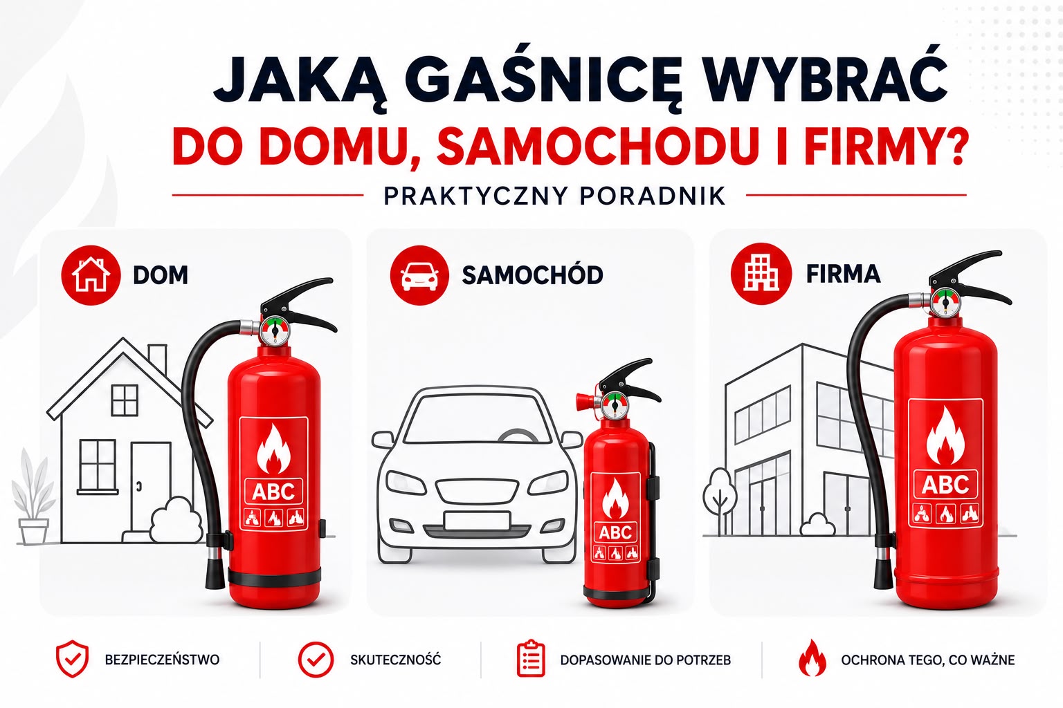Jaką gaśnicę wybrać do domu, samochodu i firmy? Praktyczny poradnik